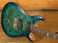 PRS SE Custom 24 Burled Ash Limited Edition - Lake Blue
