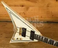 Jackson Pro Series Rhoads RRT-3 | Ebony - Ivory w/Black Pinstripes