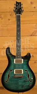 PRS SE Hollowbody II Piezo - Peacock Blue Burst