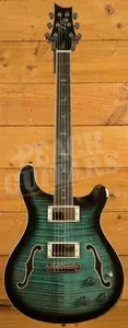 PRS SE Hollowbody II Piezo - Peacock Blue Burst