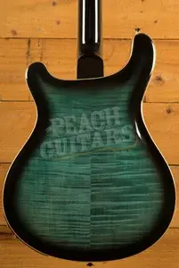 PRS SE Hollowbody II Piezo - Peacock Blue Burst