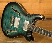 PRS SE Hollowbody II Piezo - Peacock Blue Burst