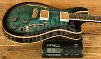 PRS SE Hollowbody II Piezo - Peacock Blue Burst