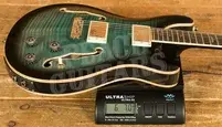 PRS SE Hollowbody II Piezo - Peacock Blue Burst