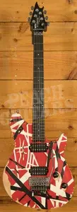 EVH Limited Edition Wolfgang Special Striped Series - Ebony - Red/Black/White - Aged