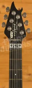 EVH Limited Edition Wolfgang Special Striped Series - Ebony - Red/Black/White - Aged