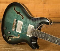 PRS SE Hollowbody II Piezo | Peacock Blue Burst