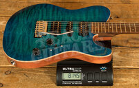 Suhr Custom Classic T Aqua Blue Burst *Used*
