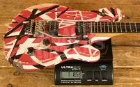 EVH Limited Edition Wolfgang Special Striped Series - Ebony - Red/Black/White - Aged
