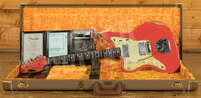 Fender Custom Shop 61 Jazzmaster Relic Fiesta Red Left Handed *Used*