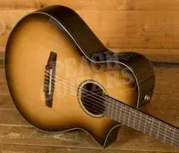 Ibanez AEWC300N AEW Series Electro-Nylon - Natural Browned Burst High Gloss