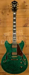 Ibanez AS Artcore Expressionist | AS93FM - Transparent Moss Green