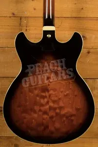 Ibanez AS Artcore Expressionist | AS93QMSP - Dark Brown Sunburst