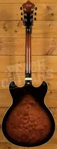 Ibanez AS Artcore Expressionist | AS93QMSP - Dark Brown Sunburst