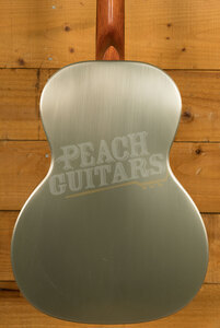 Gretsch G9201 Honey Dipper Round-Neck Brass Body Biscuit Cone Resonator Weathered "Pump House Roof"