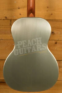 Gretsch G9201 Honey Dipper Round-Neck Brass Body Biscuit Cone Resonator Weathered "Pump House Roof"