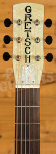 Gretsch G9201 Honey Dipper Round-Neck Brass Body Biscuit Cone Resonator Weathered "Pump House Roof"