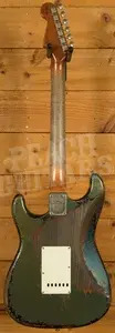 Fender Custom Shop Masterbuilt Dale Wilson 63 Strat - Heavy Relic Lake Placid Blue/3-Tone Sunburst