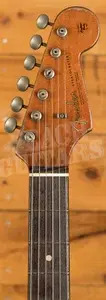 Fender Custom Shop Masterbuilt Dale Wilson 63 Strat - Heavy Relic Lake Placid Blue/3-Tone Sunburst