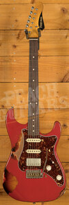 Friedman Guitars Vintage S | Dakota Red Over 3 Tone Burst