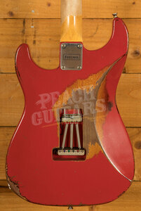 Friedman Guitars Vintage S | Dakota Red Over 3 Tone Burst