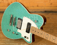 Reverend Signature Series | Chris Freeman - Turquoise Sparkle - Roasted Maple