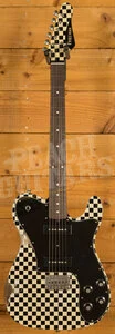 Friedman Guitars Vintage T | Vintage White Checkerboard w/Matching Headstock