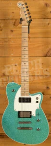 Reverend Signature Series | Chris Freeman - Turquoise Sparkle - Roasted Maple