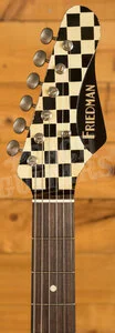 Friedman Guitars Vintage T | Vintage White Checkerboard w/Matching Headstock