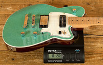 Reverend Signature Series | Chris Freeman - Turquoise Sparkle - Roasted Maple