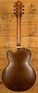 Ibanez PM3C Pat Metheny Hollow Body - Ebony - Natural Amber Low Gloss