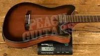Ibanez FRH10N Solid-Top Cutaway Nylon Guitar - Brown Sunburst Flat