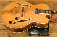 Ibanez PM3C Pat Metheny Hollow Body - Ebony - Natural Amber Low Gloss