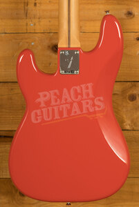 Fender Player II Precision Bass Rosewood Coral Red