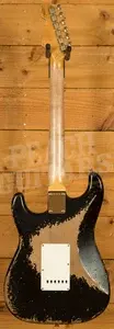 Fender Custom Shop 59 Strat - Super Heavy Relic Black - Gold Hardware