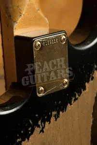 Fender Custom Shop 59 Strat - Super Heavy Relic Black - Gold Hardware