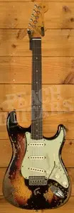 Fender Custom Shop 59 Strat - Super Heavy Relic Black/3-Tone Sunburst