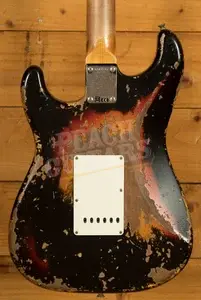 Fender Custom Shop 59 Strat - Super Heavy Relic Black/3-Tone Sunburst