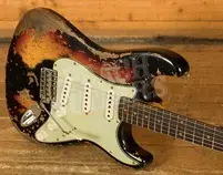 Fender Custom Shop 59 Strat - Super Heavy Relic Black/3-Tone Sunburst