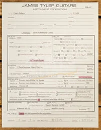 James Tyler Guitars Dann Huff Original Classic - 3 Tone Sunburst Vintage Trem