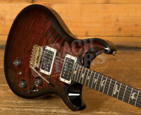 PRS Custom 24 Piezo | Fire Red Smokeburst