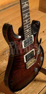 PRS Custom 24 Piezo | Fire Red Smokeburst