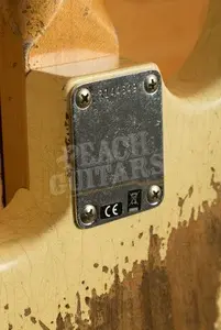 Fender Custom Shop 59 Strat - Super Heavy Relic Aged Vintage White