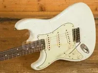 Fender Custom Shop 60 Strat Left-Handed - Journeyman Relic Olympic White