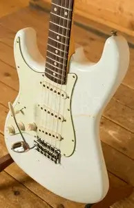 Fender Custom Shop 60 Strat Left-Handed - Journeyman Relic Olympic White