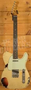 Fender Custom Shop 60 Tele - Custom Heavy Relic Aztec Gold/3-Tone Sunburst