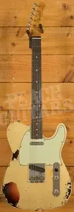 Fender Custom Shop 60 Tele - Custom Heavy Relic Aztec Gold/3-Tone Sunburst