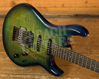 Music Man Steve Lukather BFR Collection | Luke 4 HSS Floyd Rose - Green Tide