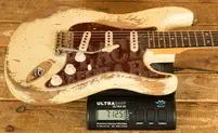 Fender Custom Shop 59 Strat - Super Heavy Relic Aged Vintage White