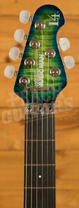 Music Man Steve Lukather BFR Collection | Luke 4 HSS Floyd Rose - Green Tide